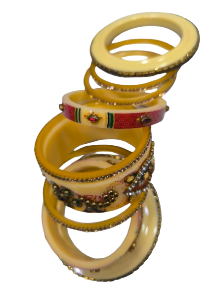 Rajasthani Traditional Homemade lac Bangles. - Image 5