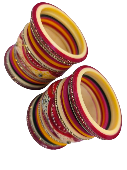 Rajasthani Traditional Homemade lac Bangles. - Image 3