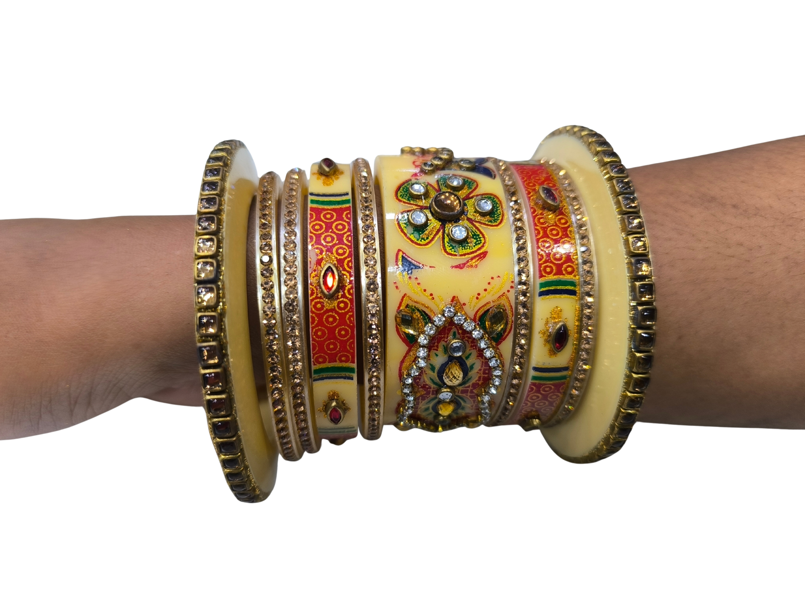 Rajasthani Traditional Homemade lac Bangles.