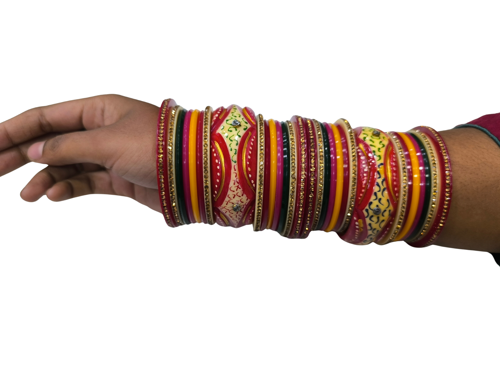 Rajasthani Traditional Homemade lac Bangles. - Image 7